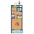 サザンコート代田 ０３０７ １Kの間取り図