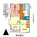 Ｃｒｅａ 201 １DKの間取り図
