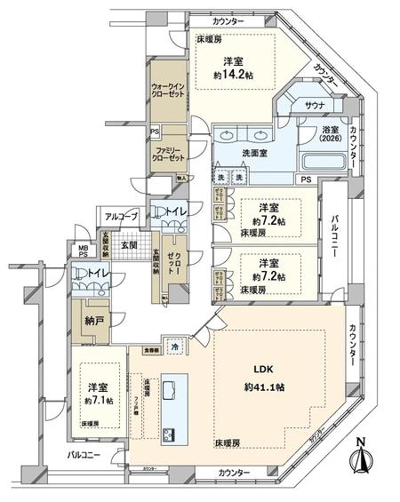 ビオール大阪大手前タワー 38階 ４ｌｄｋ 大阪市中央区の中古マンション アットホーム マンション購入の情報