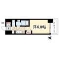 プレサンス上前津エレスタ ０５１３ １Kの間取り図