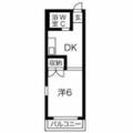 セジュール高松 ２０５ １DKの間取り図