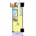 千葉市中央区 中央３丁目（千葉中央駅） 7階 １Kの間取り図