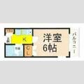 アクシス金城町 ３０１ １Kの間取り図