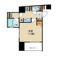台東区 下谷１丁目（入谷駅） 13階 １Kの間取り図