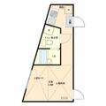ラビアン板橋Ａ ２０３ ワンルームの間取り図