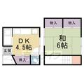 京都市左京区 下鴨泉川町（出町柳駅） １DKの間取り図