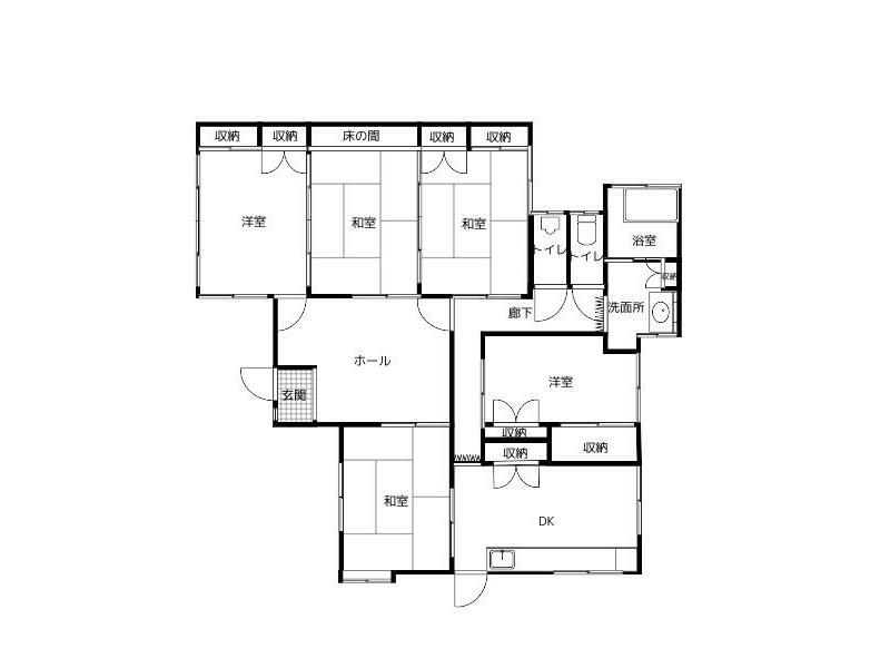 Bungo Ono-shi, Mie-cho, Akamine (Mie-machi Sta.) Single story house, 5DK

Mie-cho Akamine