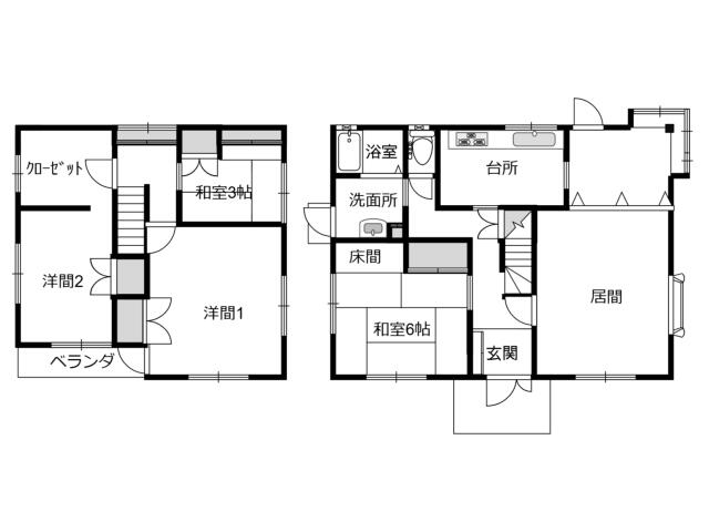 Nishisaka, Kurashiki City (near Kurashiki Station) 2-story building, 3SLDK &mdash; photo 1