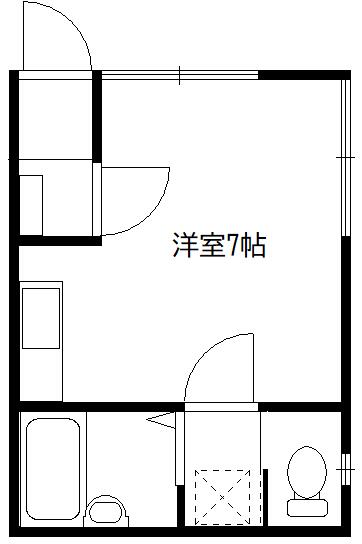 アットホーム 山田ハイツ 101 ワンルーム 提供元 有 ライフサービス 横浜市鶴見区の賃貸アパート