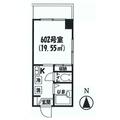 ビラ・マンスリー多摩川 602 １Kの間取り図