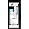 中野区 東中野５丁目（落合駅） 6階 ワンルームの間取り図
