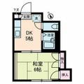横浜市鶴見区 佃野町（鶴見駅） 1階 １DKの間取り図