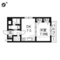 ライオンズマンション四条西洞院 ６０２ １DKの間取り図