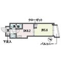 エムロード平尾 10階 １DKの間取り図