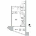 目黒区 青葉台４丁目（渋谷駅） 2階 ワンルームの間取り図