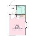 ライフピアブルーベリー ２０１ ワンルームの間取り図