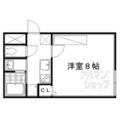 アークリード千本今出川 １０３ １Kの間取り図