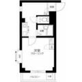 ジュネス３３Ａ １０２ １Kの間取り図