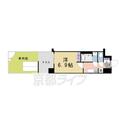 アクアプレイス京都千本丸太町 １０６ １Kの間取り図