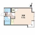 パレスエヴァ八乙女 １０３ ワンルームの間取り図