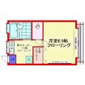 豊島区 西巣鴨３丁目（巣鴨駅） 2階 １Kの間取り図