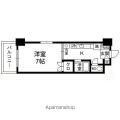 ベルボア ３１０ １Kの間取り図