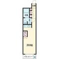 ハウス中屋 ２０１ ワンルームの間取り図