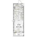 ＲＥＧＡＲＩＺ三軒茶屋 202 １Kの間取り図