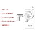 ＭＳＲ　ＥＢＩＳＵ　Ｇａｒｄｅｎ　ｓｉｄｅ（エビスガーデンサイド） 3階 １Kの間取り図