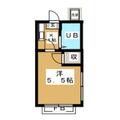 伊藤アパート 2階 １Kの間取り図