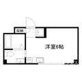ｒｏｋｕｊｏ　ｈｏｕｓｅ ３０５ ワンルームの間取り図