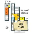 トレス長崎 201 ワンルームの間取り図