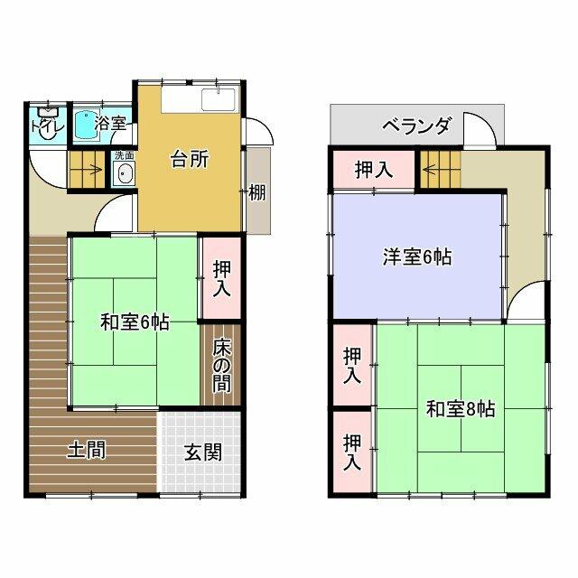 Mukaijima-cho, Onomichi City (near Onomichi Station) 2-story building, 3DK &mdash; photo 1