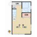 文京区 湯島４丁目（本郷三丁目駅） 2階 ワンルームの間取り図