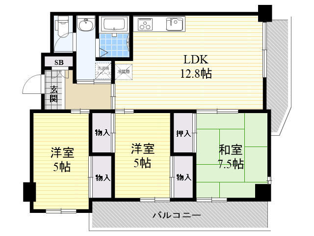 アットホーム コモン山田イースト 4階 ２ｌｄｋ 提供元 賃貸住宅サービスｎｅｔｗｏｒｋ ｊｒ吹田店 株 ｆａｃｅ 吹田市の賃貸マンション
