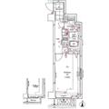 ガリシア菊川エストゥディオ ２０１ １Kの間取り図