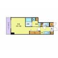 新宿区 新宿６丁目（東新宿駅） 4階 １Kの間取り図