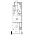 ＣＡＶＡＮＡ　ＹＯＴＳＵＹＡ 7階 １DKの間取り図