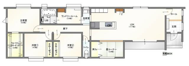 大分市 大字佐野（大在駅） 平屋建 ４ＬＤＫ
