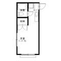 タウニー秀月 3階 ワンルームの間取り図