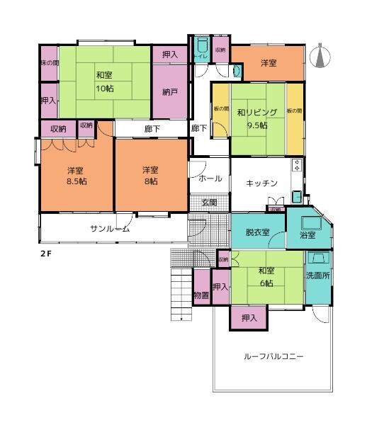 Kamahara, Tsumagoi Village, Agatsuma District (near Manza-Kazawaguchi Station) 2-story building, 5SDK &mdash; photo 1