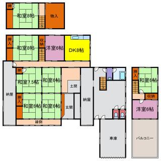 detached 神崎郡市川町小室