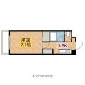 ジョイフル第３今市 ８０２ １DKの間取り図