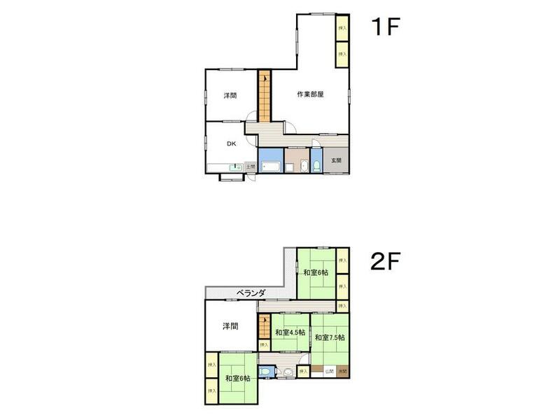 Gifu City, Maeichishiki 2-chome (Nagamoriyama Station), 2-story, 8DK