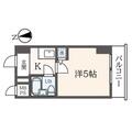 西栄ビル ６０３ １Kの間取り図