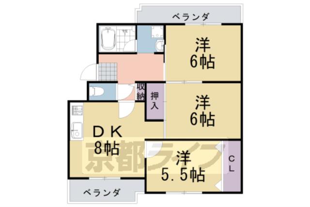 アットホーム 京都市西京区 山田北山田町 上桂駅 3階 ３ｄｋ 提供元 京都ライフ長岡店 株 京都ライフ 長岡店 京都市西京区の賃貸マンション