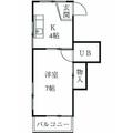 メゾンブランシェ １０５ １Kの間取り図