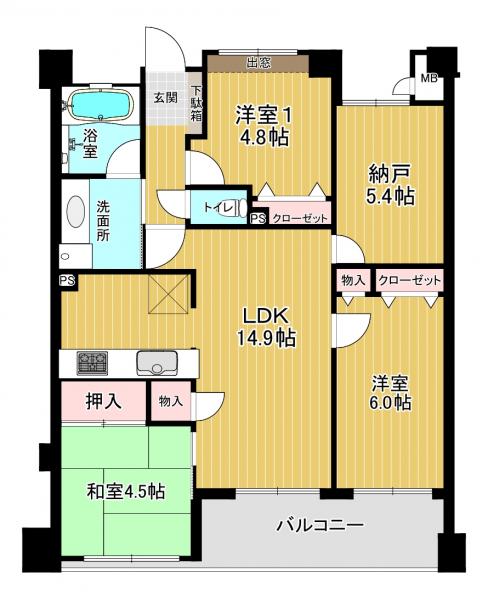 アットホーム パティオ福岡東ｗｅｓｔ棟 ３階 3階 ３ｓｌｄｋ 糟屋郡粕屋町の中古マンション マンション購入の情報