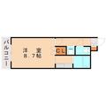 ＪＧＭ高宮 ３０６ １Kの間取り図
