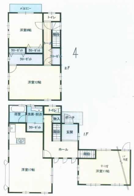 Kurashiki City, Kurashiki Heights (Chayamachi Station), 2-story building, 3SDK &mdash; photo 1